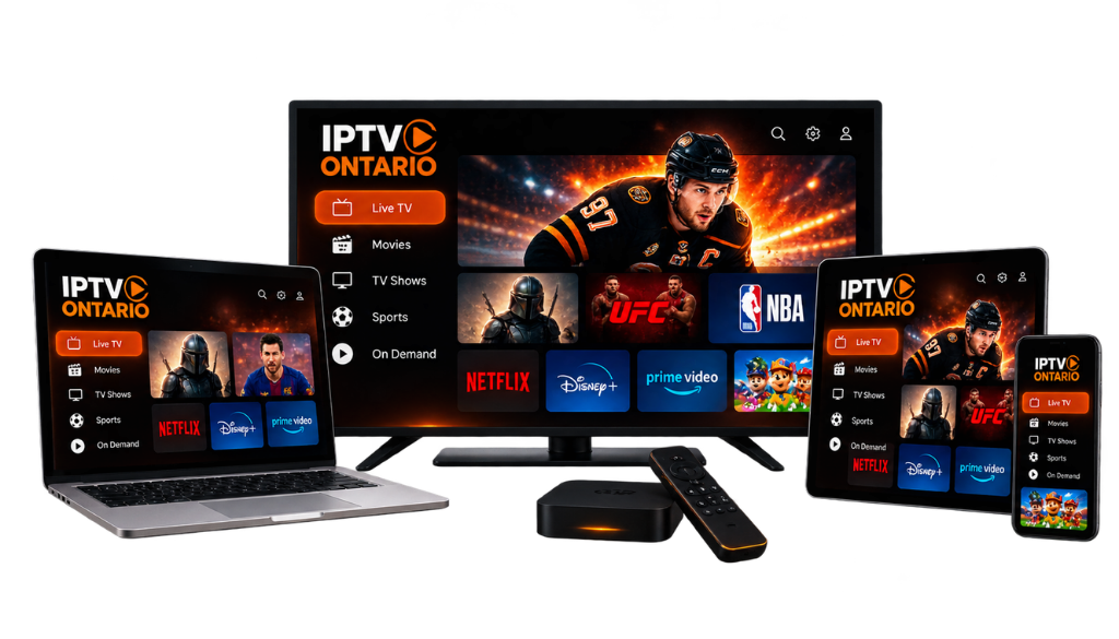 iptv ontario streaming devices tv laptop tablet phone